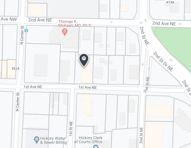 27 1st Ave NE, Hickory, NC for lease - Plat Map - Image 2 of 17
