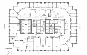 1000 Rue De La Gauchetière O, Montréal, QC à louer Plan d’étage- Image 1 de 1