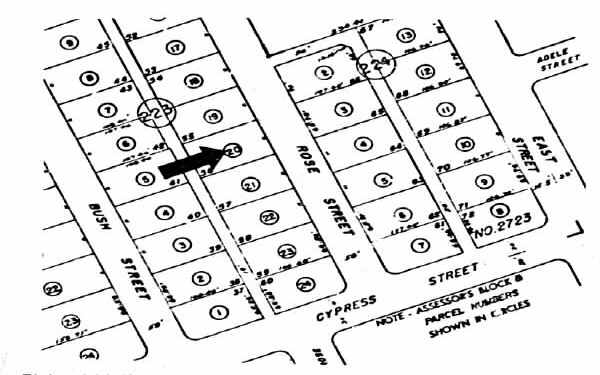 323 N Rose St, Anaheim, CA for sale - Plat Map - Image 2 of 2