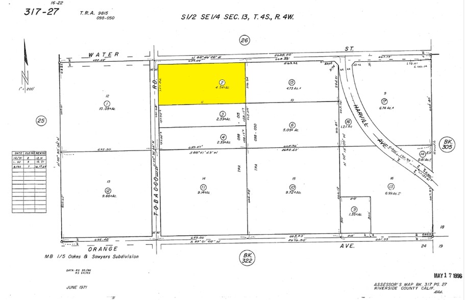 Tobacco Rd, Perris, CA à vendre - Plan cadastral - Image 2 de 5