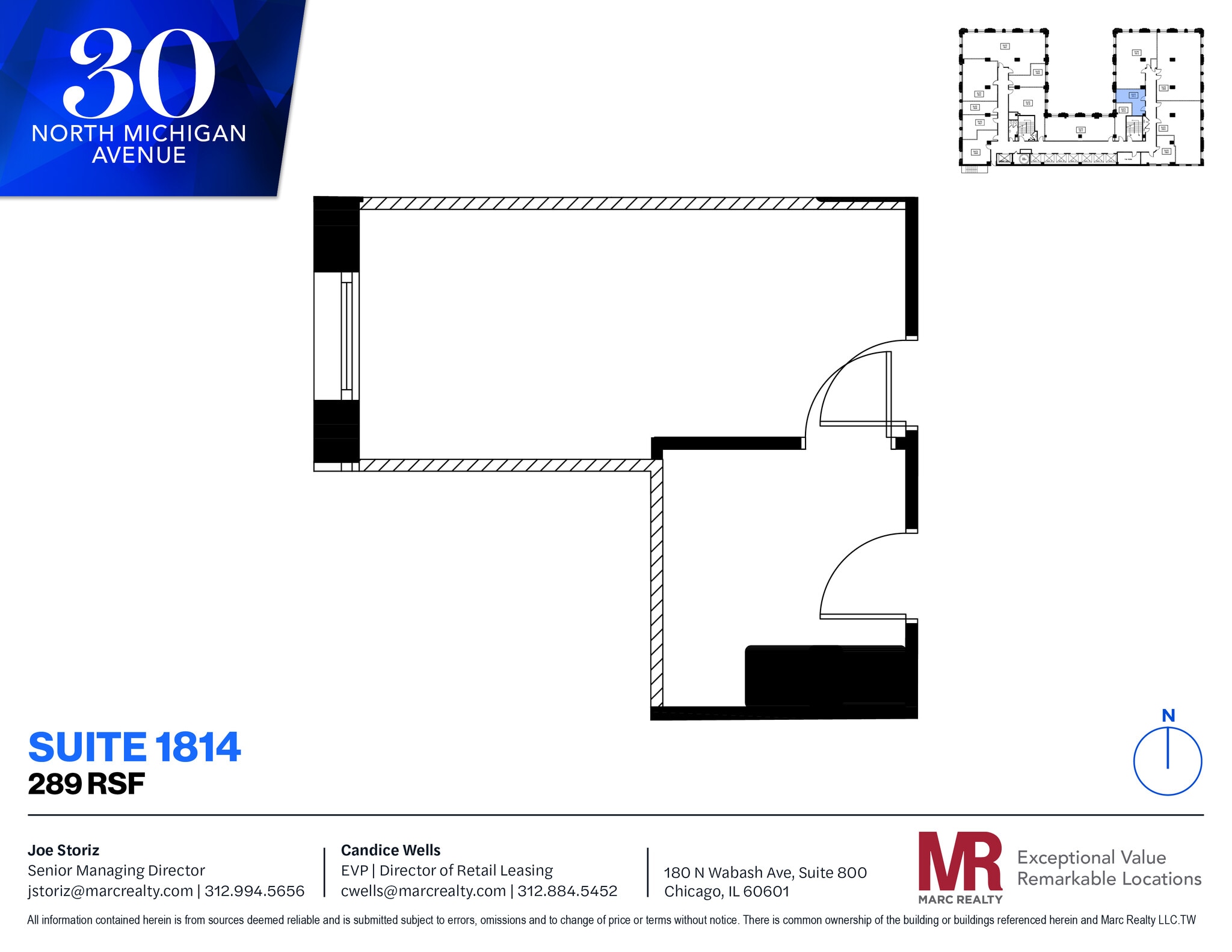 30 N Michigan Ave, Chicago, IL for lease Floor Plan- Image 1 of 5