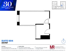 30 N Michigan Ave, Chicago, IL for lease Floor Plan- Image 1 of 5