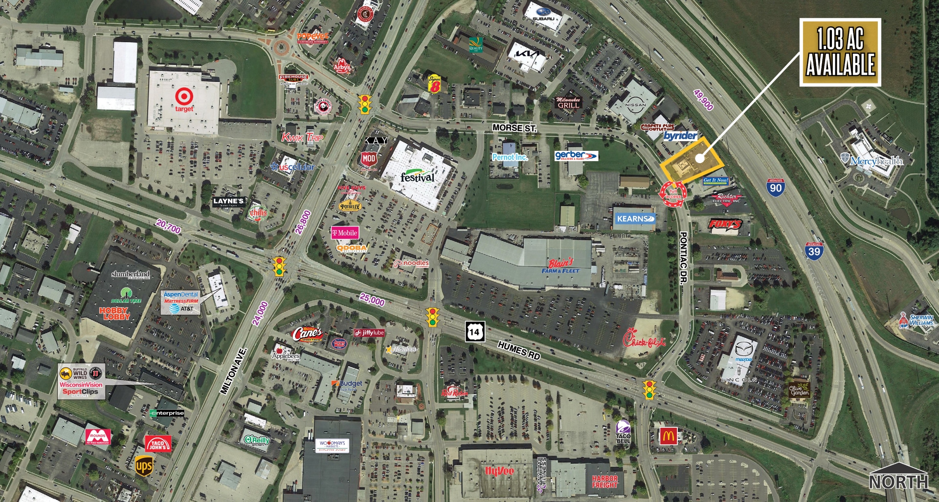 3300 N Pontiac Dr, Janesville, WI à vendre Photo principale- Image 1 de 3