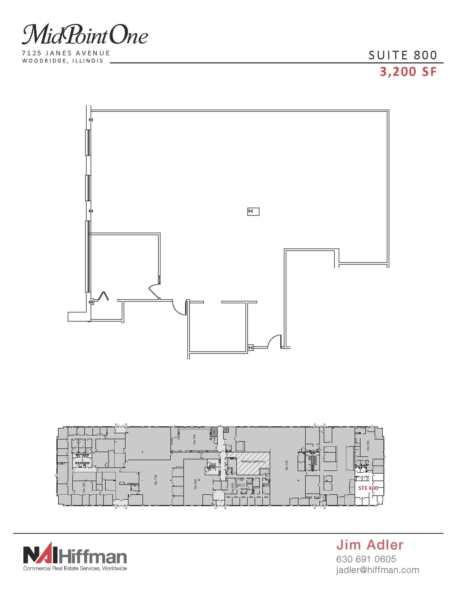 7125 Janes Ave, Woodridge, IL for lease Floor Plan- Image 1 of 1