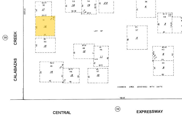 3350 Scott Blvd, Santa Clara, CA à vendre - Plan cadastral - Image 1 de 1