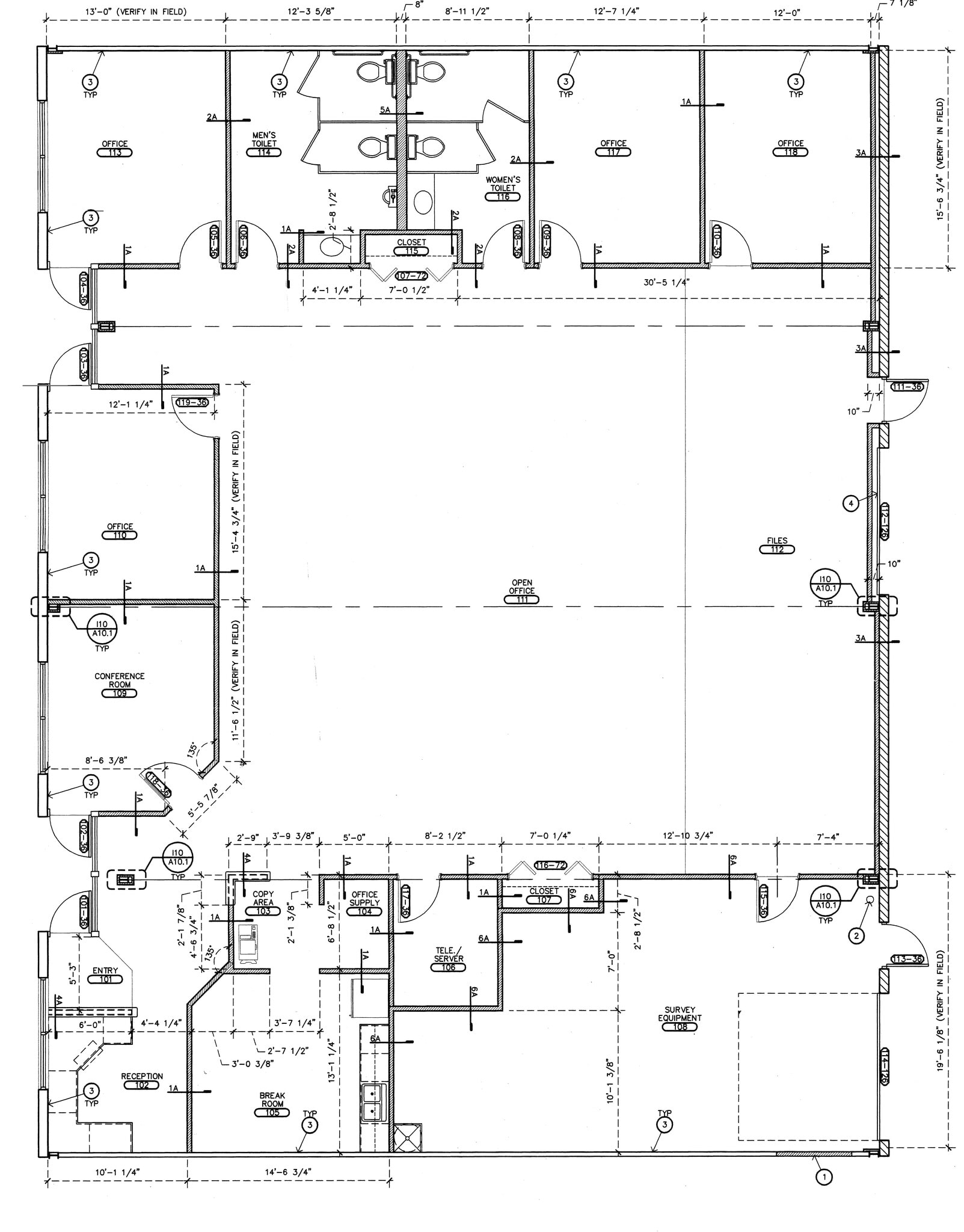 604-620 Phillips Dr, Dayton, OH à louer Plan d’étage- Image 1 de 6