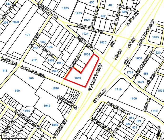 1840 Forsyth St, Macon-Bibb, GA à vendre - Photo du bâtiment - Image 2 de 3