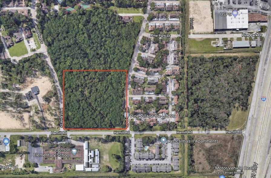 Hamill Rd, Houston, TX à vendre - Aérien - Image 3 de 7