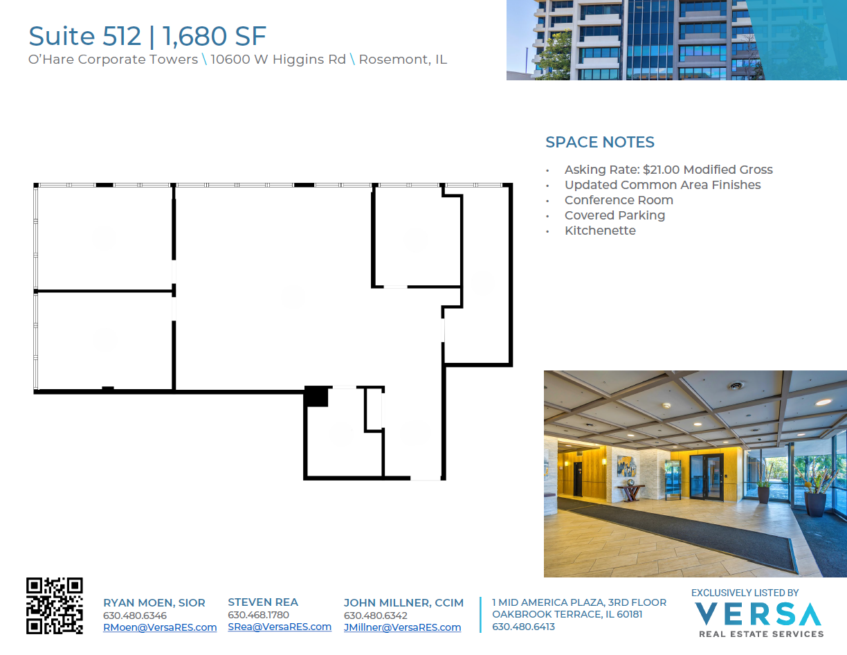 10600 W Higgins Rd, Rosemont, IL for lease Floor Plan- Image 1 of 1