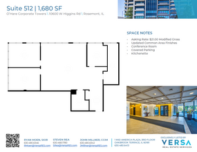 10600 W Higgins Rd, Rosemont, IL for lease Floor Plan- Image 1 of 1