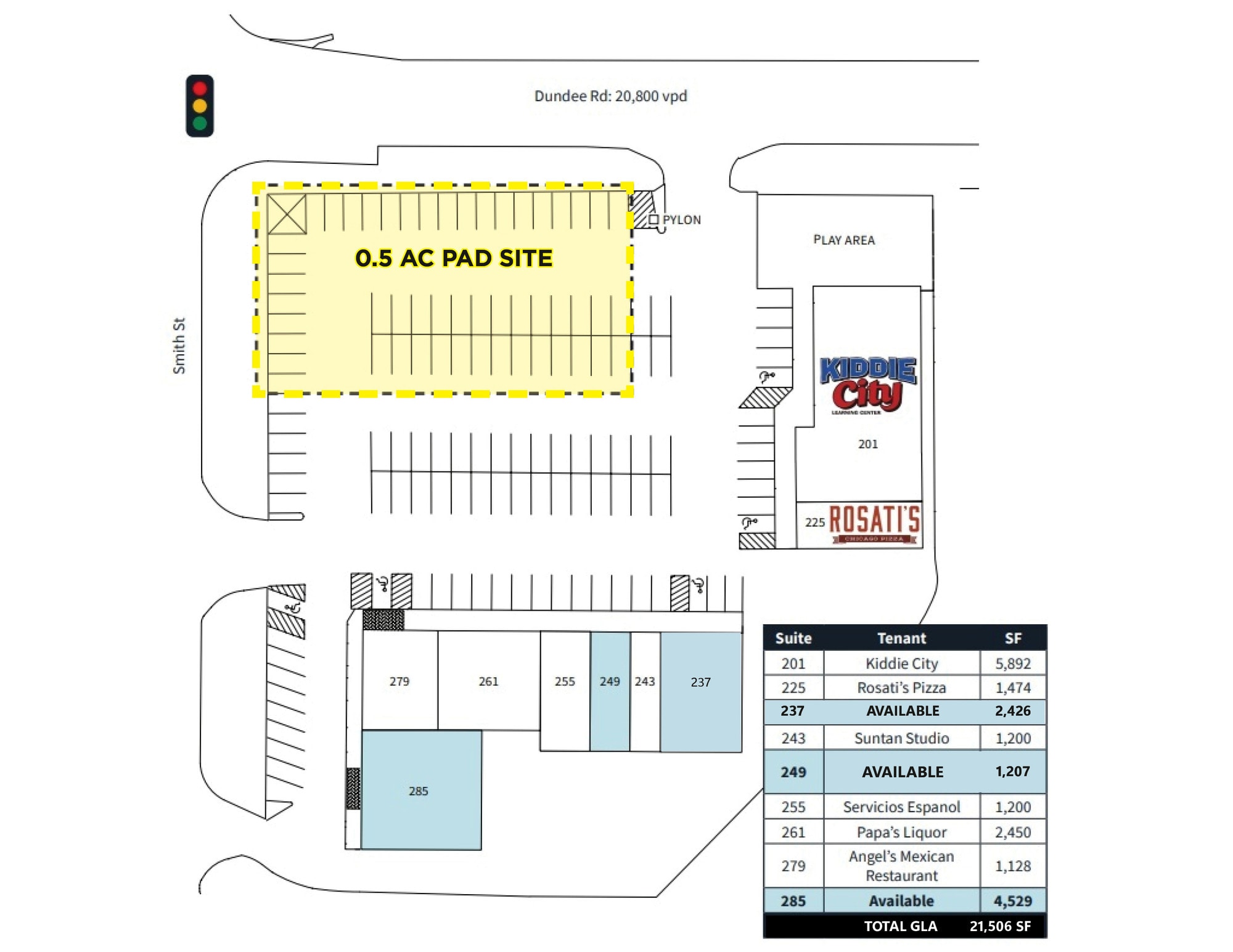 285 W Dundee Rd, Palatine, IL for lease Primary Photo- Image 1 of 2