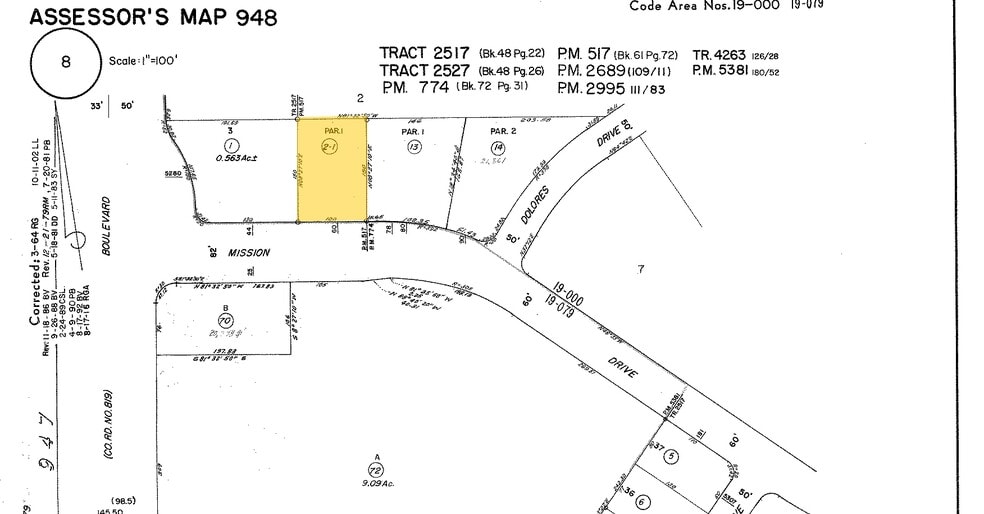 60 Mission Dr, Pleasanton, CA for lease - Plat Map - Image 3 of 3