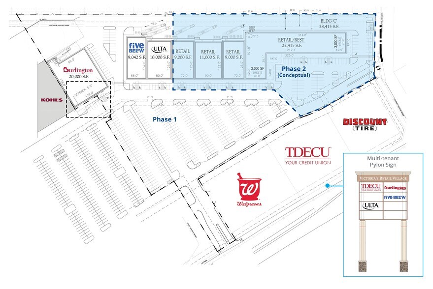 NWQ North Navarro St & Broadmoor st, Victoria, TX à louer - Photo du bâtiment - Image 2 de 2