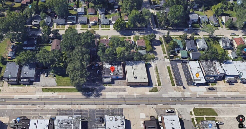 524 E 10 Mile Rd, Hazel Park, MI à vendre - Photo du bâtiment - Image 2 de 2