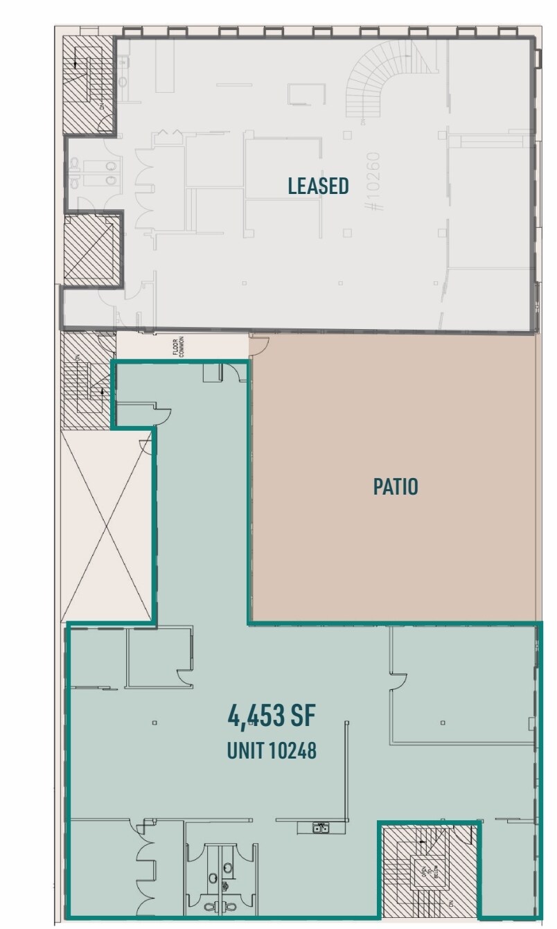 10248-10260 106th St NW, Edmonton, AB for lease Floor Plan- Image 1 of 3