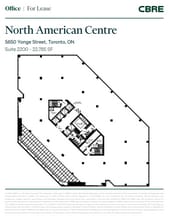5650 Yonge St, Toronto, ON for lease Floor Plan- Image 1 of 1