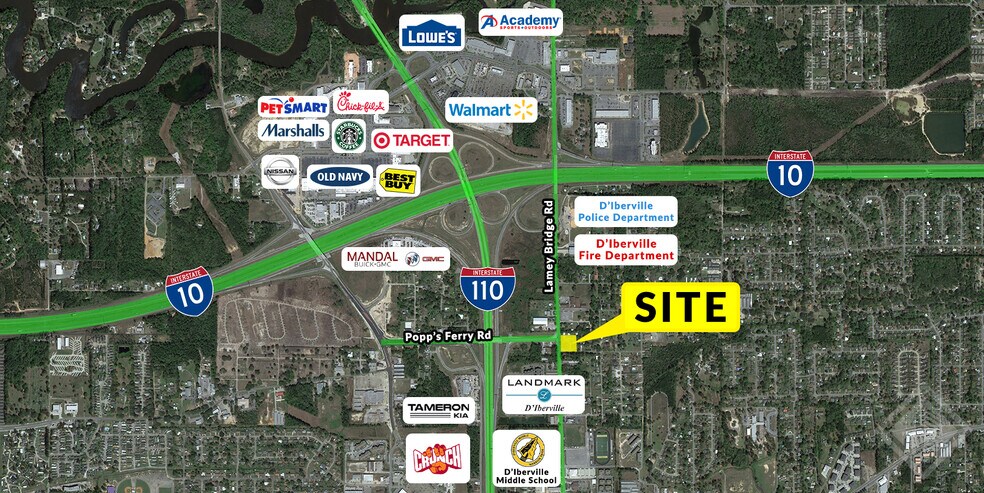 11128 Lamey Bridge Rd, Diberville, MS à vendre - Photo du bâtiment - Image 2 de 3