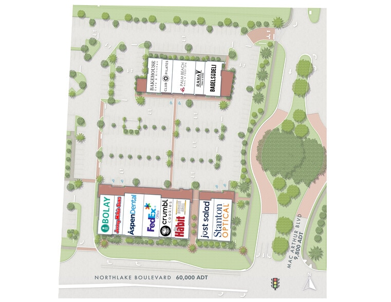 3301-3335 Northlake Blvd, Palm Beach Gdns, Palm Beach Gardens, FL for lease - Building Photo - Image 3 of 9