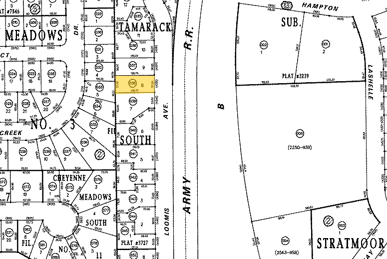 4330 Loomis Ave, Colorado Springs, CO à vendre - Plan cadastral - Image 3 de 4
