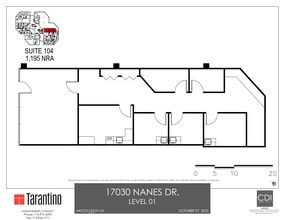 17030 Nanes Dr, Houston, TX à louer Plan de site- Image 1 de 1
