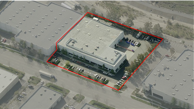 28334 Industry Dr, Valencia, CA - AERIAL map view