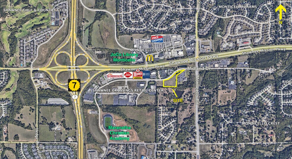 S & W of Midland Dr & Monticello Rd, Shawnee, KS à vendre - Photo du bâtiment - Image 1 de 1