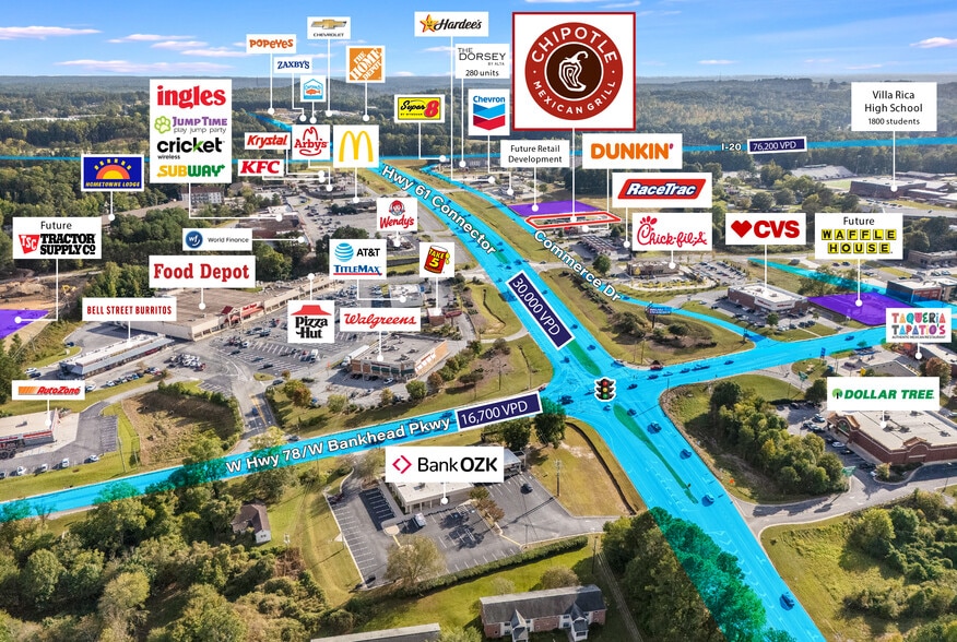 147 Commerce Dr, Villa Rica, GA for sale - Aerial - Image 3 of 7