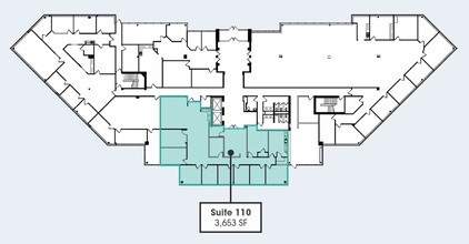 425 S Woods Mill Rd, Town And Country, MO à louer Plan d’étage- Image 1 de 1