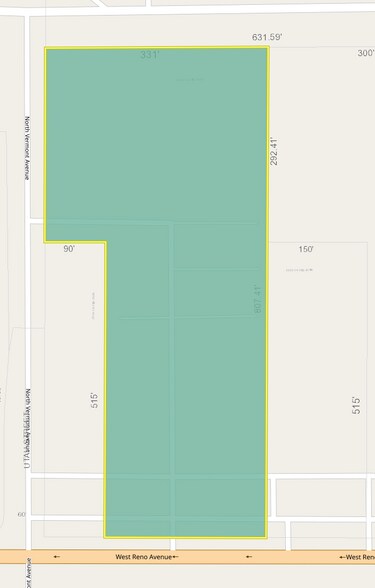 4121-4137 W Reno Ave, Oklahoma City, OK à louer - Plan cadastral - Image 3 de 3