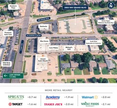 2800 NW Grand Blvd, Oklahoma City, OK - Aérien  Vue de la carte