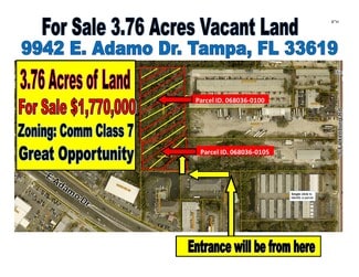 Plus de détails pour 9942 E Adamo Dr, Tampa, FL - Terrain à vendre