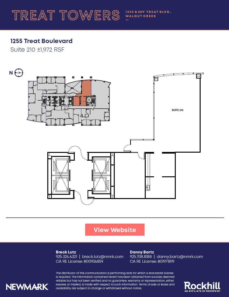 1255 Treat Blvd, Walnut Creek, CA for lease Floor Plan- Image 1 of 1