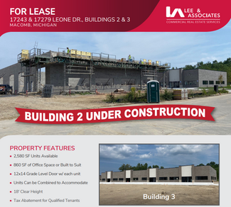 More details for 17201 Leone Dr, Macomb, MI - Industrial for Lease