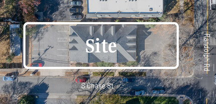 2040 Randolph Rd, Charlotte, NC - AERIAL  map view - Image1