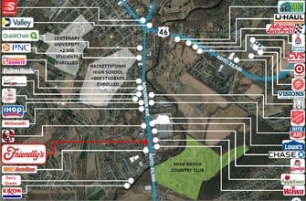 304 Mountain Ave, Hackettstown, NJ - Aérien  Vue de la carte