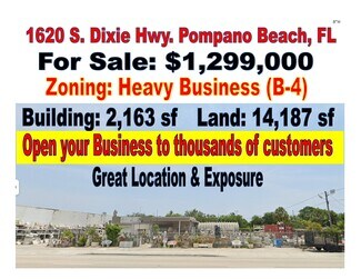 Plus de détails pour 1620 S Dixie Hwy, Pompano Beach, FL - Commerce de détail à vendre