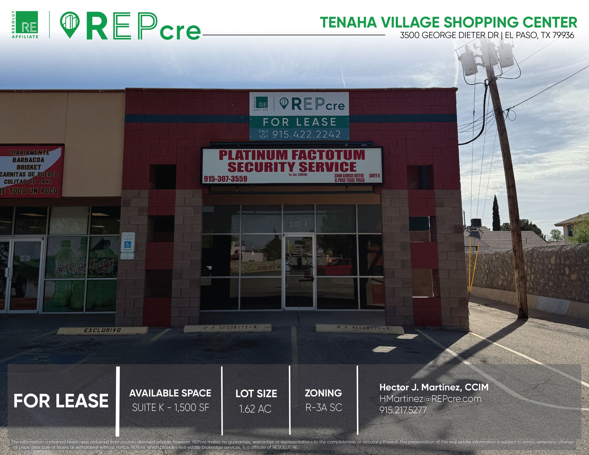 3500 George Dieter Dr, El Paso, TX for lease Primary Photo- Image 1 of 4