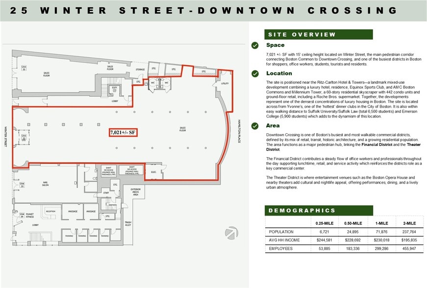 17-33 Winter St, Boston, MA for lease - Site Plan - Image 2 of 10