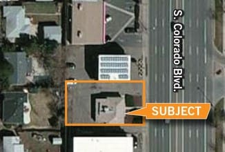 2741 S Colorado Blvd, Denver, CO - Aerial map view
