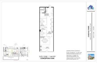 12400 Coit Rd, Dallas, TX for lease Floor Plan- Image 1 of 2