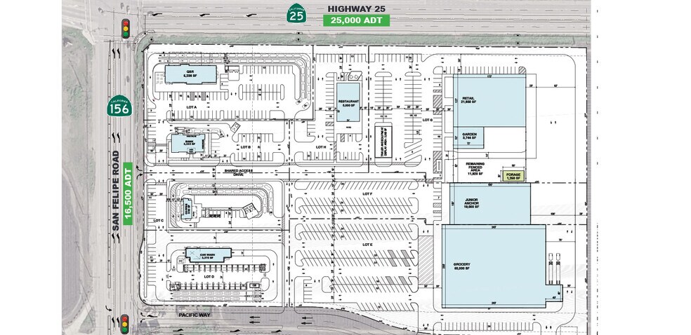 491 Rustic St, Hollister, CA à louer - Plan de site - Image 1 de 3