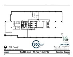10 10th St, Atlanta, GA for lease Floor Plan- Image 1 of 2