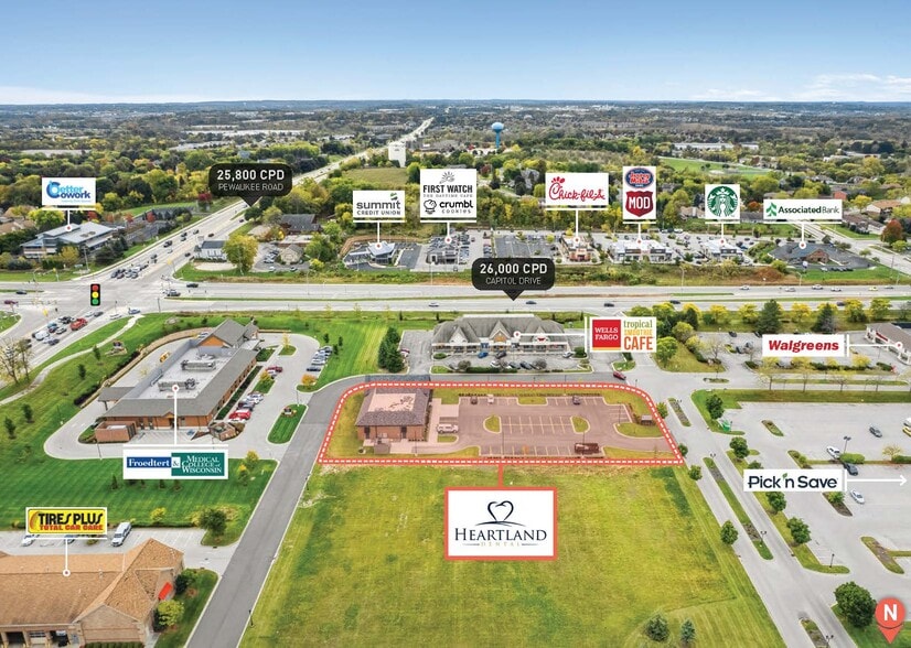 Capitol Drive & Pewaukee Rd, Pewaukee, WI for sale - Building Photo - Image 3 of 6