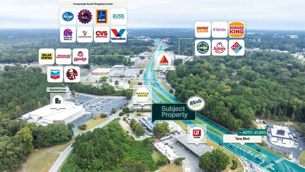 8787 Tara Blvd, Jonesboro, GA à vendre - Photo du bâtiment - Image 2 de 2