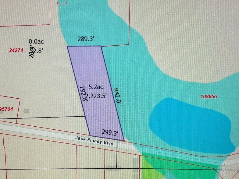 5.2+/- Acres on Jack Finney blvd, Greenville, TX à vendre - Photo du bâtiment - Image 2 de 2