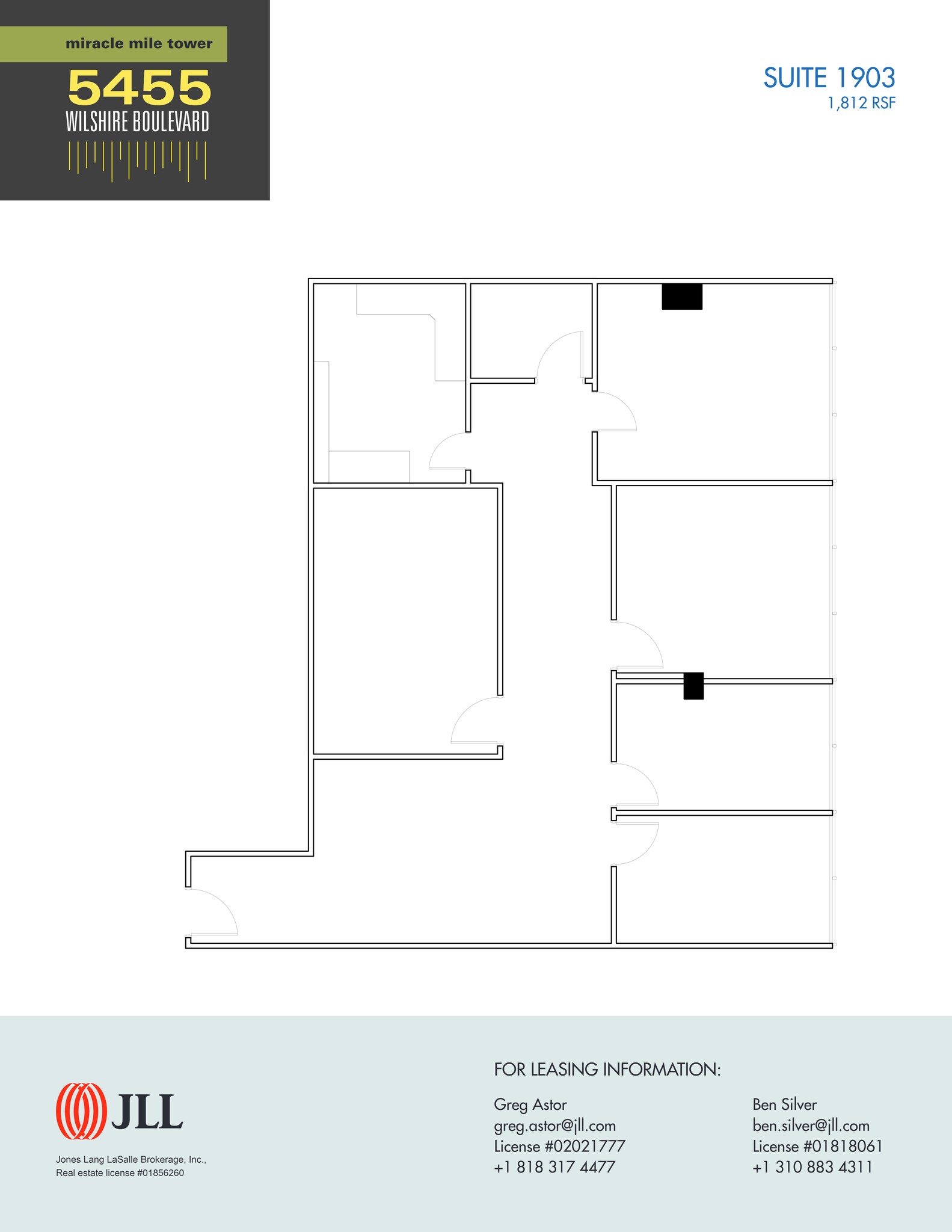 5455 Wilshire Blvd, Los Angeles, CA à louer Plan de site- Image 1 de 1