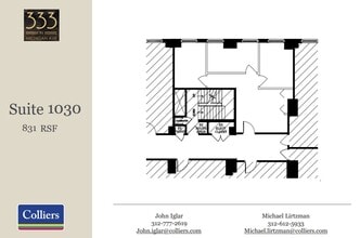 333 N Michigan Ave, Chicago, IL for lease Floor Plan- Image 1 of 1