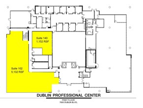 7600 Dublin Blvd, Dublin, CA à louer Plan d’étage- Image 1 de 1