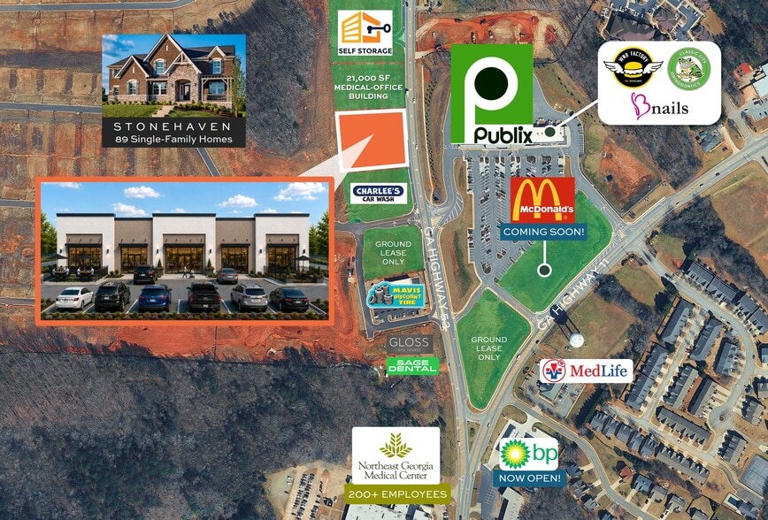 445 Gainesville hwy, Winder, GA for lease - Building Photo - Image 2 of 3