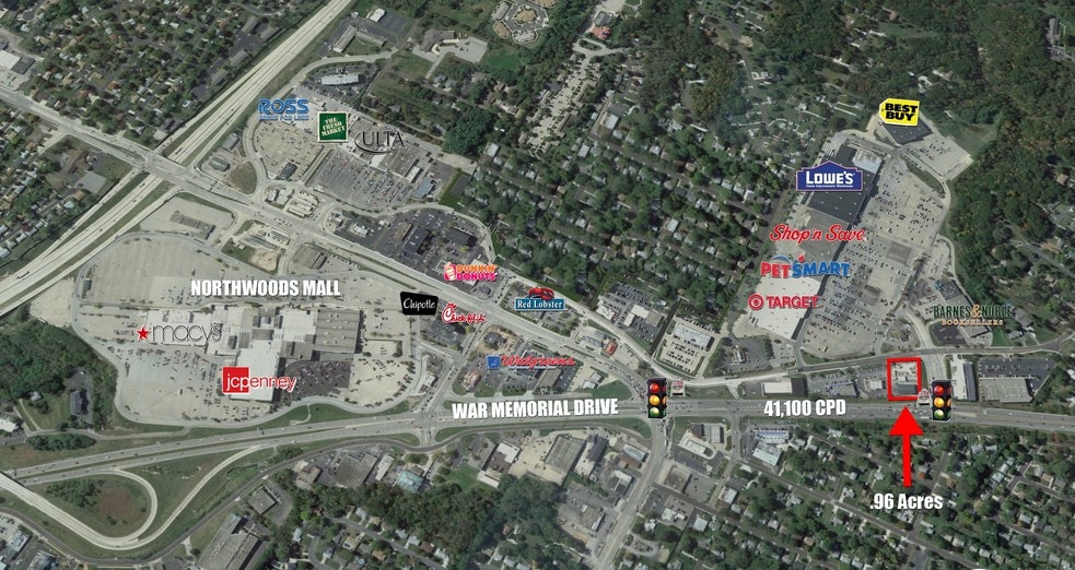 5038 N Big Hollow Rd, Peoria, IL à louer - Aérien - Image 3 de 7